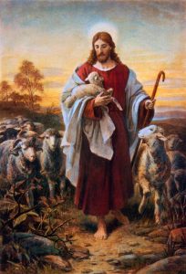 善き羊飼い（ベルンハルト・プロックホルスト画）